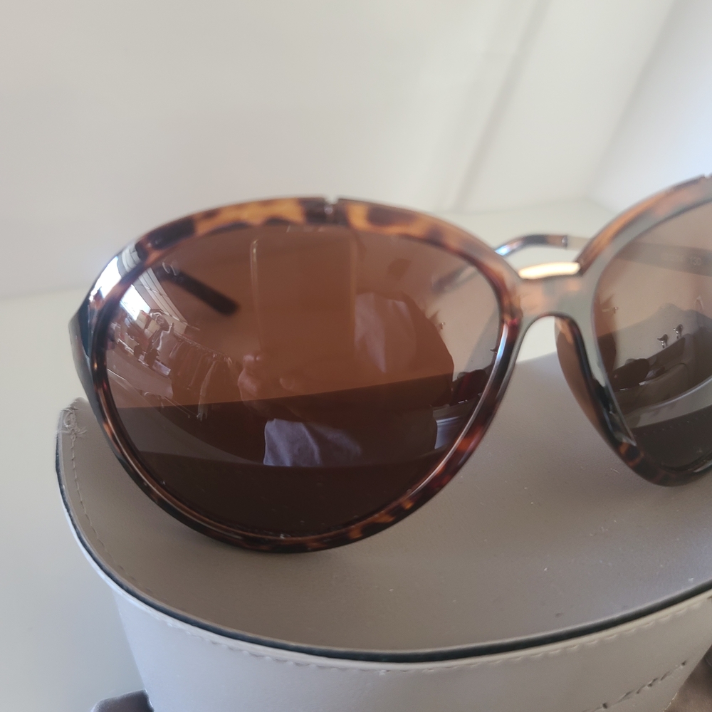 BCBGMaxAzria Brown Tortoise Sunglasses